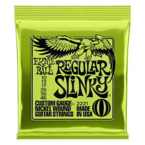 Ernie Ball Regular Slinky Nickel Wound Electric Guitar Strings 10–46