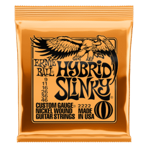 Ernie Ball Hybrid Slinky Nickel Wound Electric Guitar Strings 9–46
