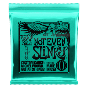 Ernie Ball Not Even Slinky Nickel Wound Electric Guitar Strings 12–56