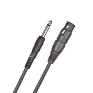 D'Addario PW-CGMIC-25 Classic Microphone/Powered Speaker Cable – 1/4 in to XLR – 25 ft