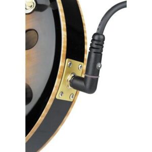 D'Addario PW-CGTRA-20 Classic Instrument Cable – Straight/Right Angle – 20 ft