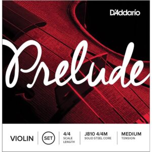 D'Addario Prelude Violin String Set Scale Tension