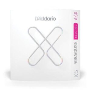D'Addario XSE0942 XS Nickel Electric Guitar Strings – Super Light – 9–42